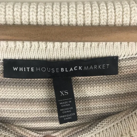 White House Black Market Off-the-Shoulder Sweater - Picture 6 of 8
